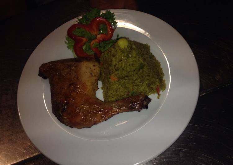 Arroz Verde De Pollo
