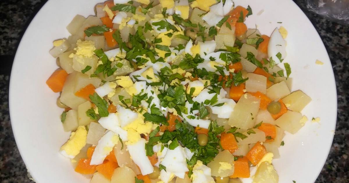 Ensalada De Papa Y Zanahoria Recetas Caseras Cookpad