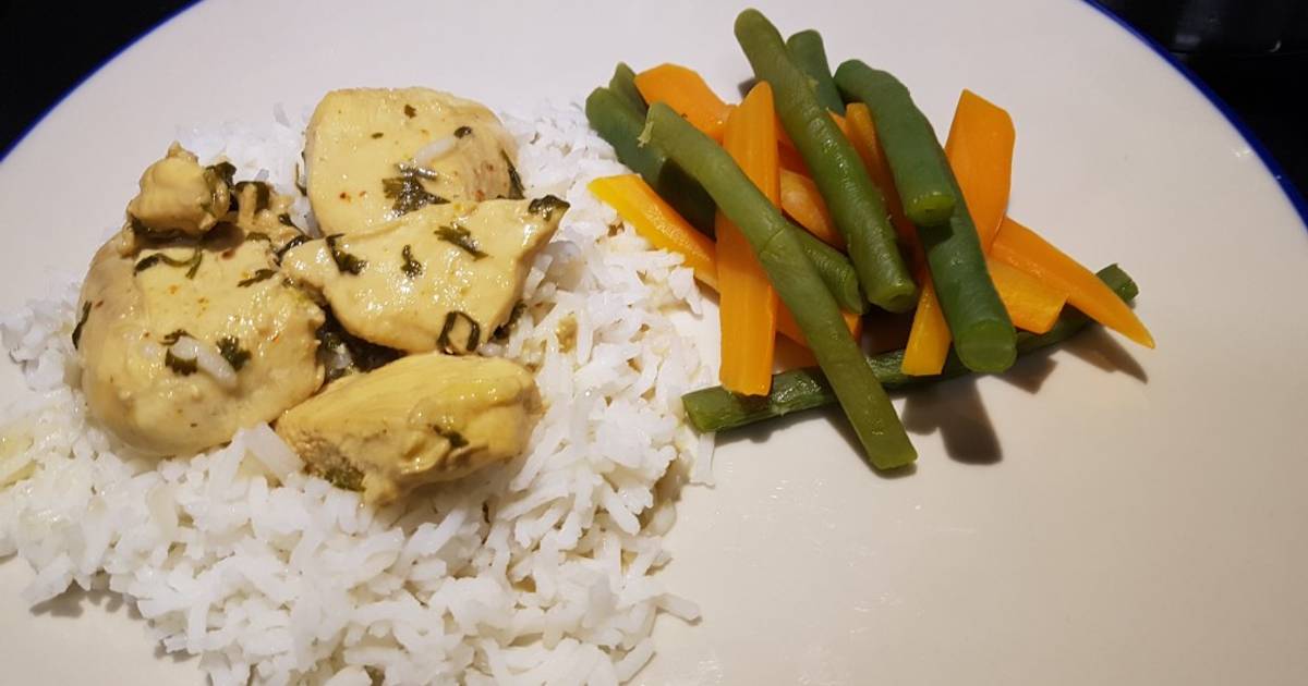 Pollo Con Verduras Al Vapor Recetas Caseras Cookpad