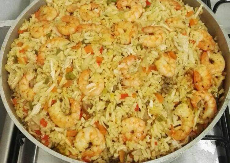 Receta De Arroz Con Camarones Titi