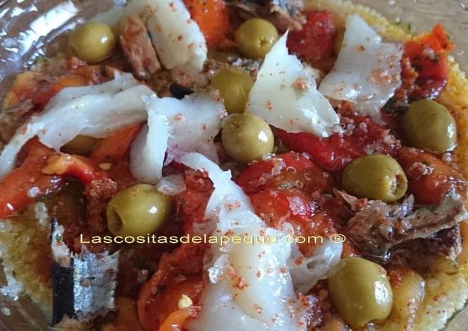 Ensalada De Quinoa Bacalao Ahumado Y Pimientos Asados Receta De