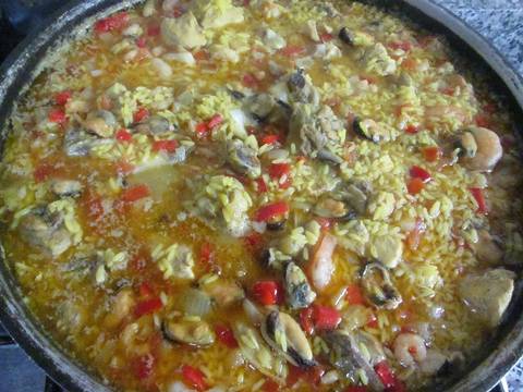 Arroz Con Surtido De Mariscos Congelados