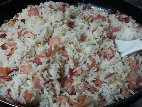 Como Hacer Arroz Con Tocino