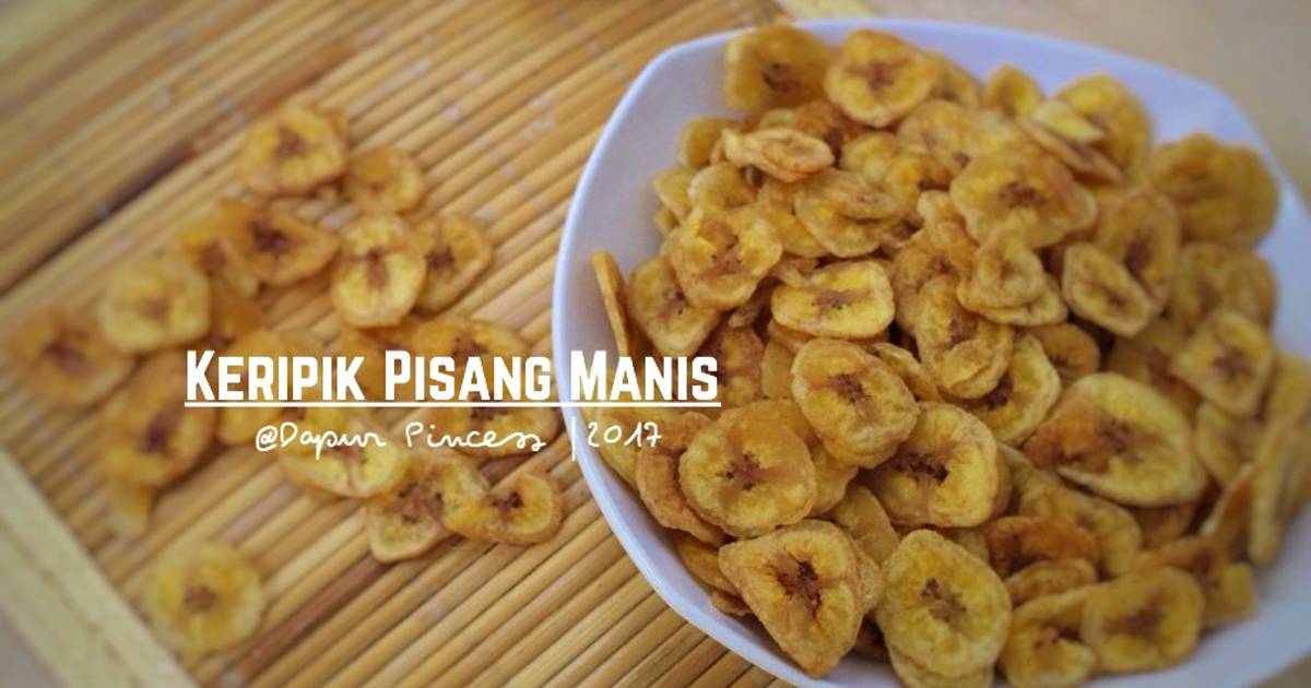 Resep Keripik Pisang Manis Oleh Rindaags Dapurpincess Cookpad