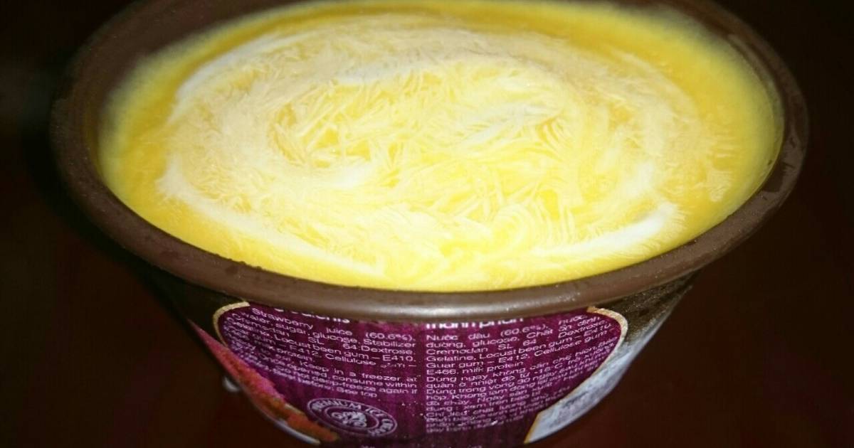 Cách Làm Món Kem xoài cùng yaourt 