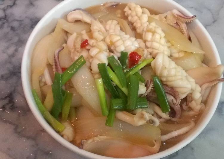 生炒花枝