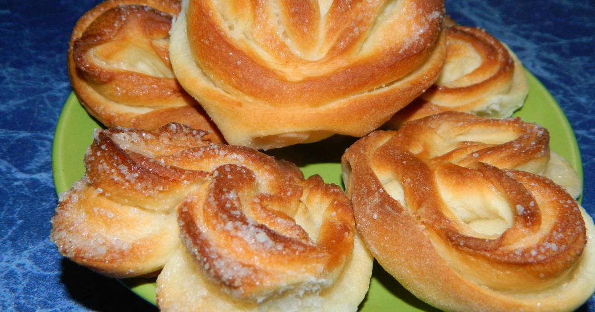Булочки с сахаром рецепт пошаговый с Булочки с сахаром рецепт пошаговый с
