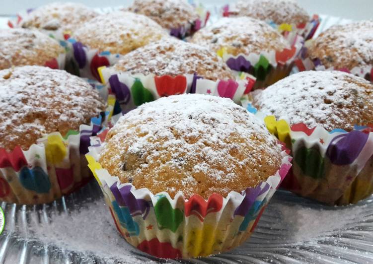 Маффины с кусочками шоколада: рецепт с фото изображения Маффины с кусочками шоколада: рецепт с фото изоражения