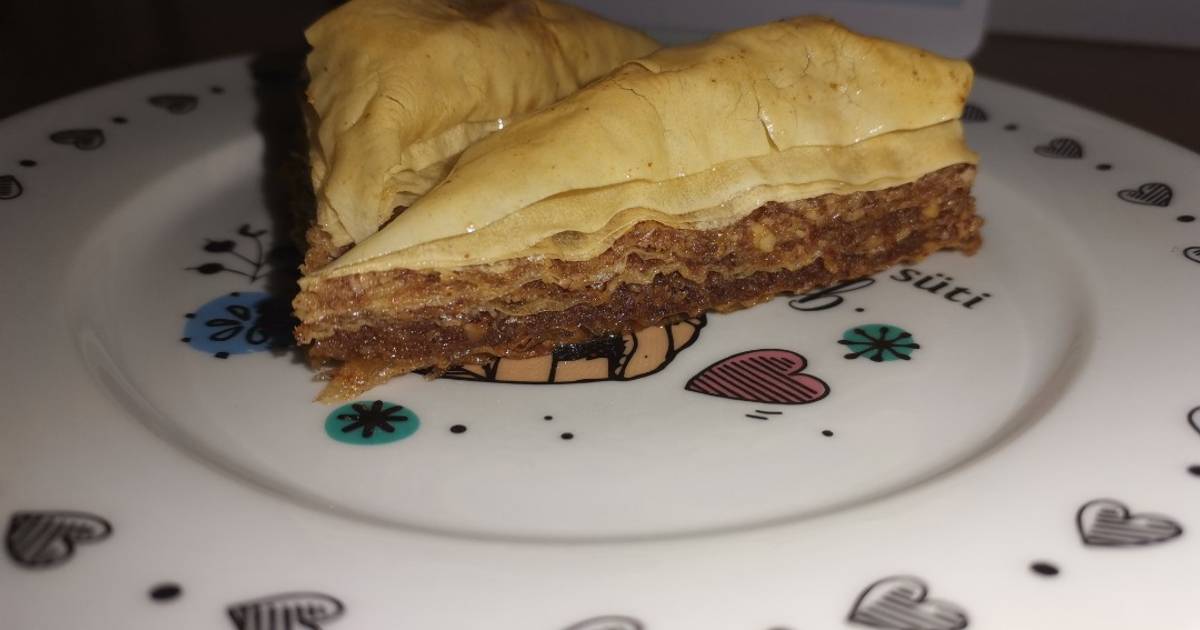 Mandulás diós baklava Hajdú Oszkárné Pór Mariann receptje Cookpad