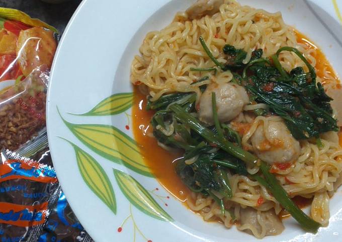 Resep Mie Kangkung Belacan Oleh Sylvi Sutanto Cookpad