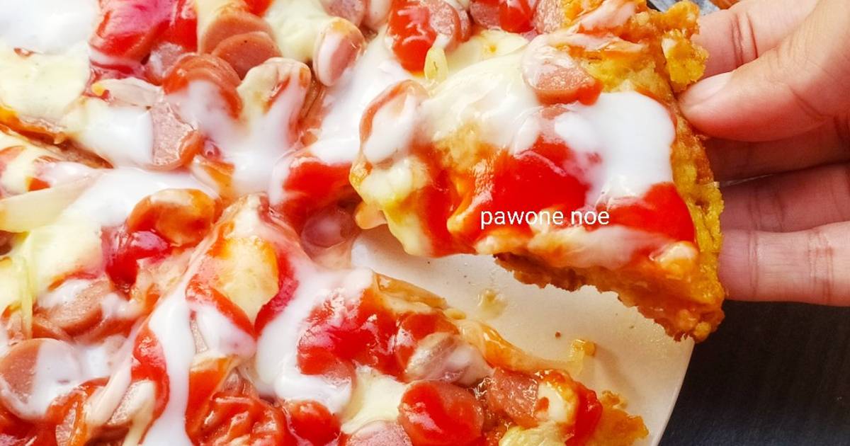 Resep Pizza Roti Tawar Teflon Oleh Noe Cookpad