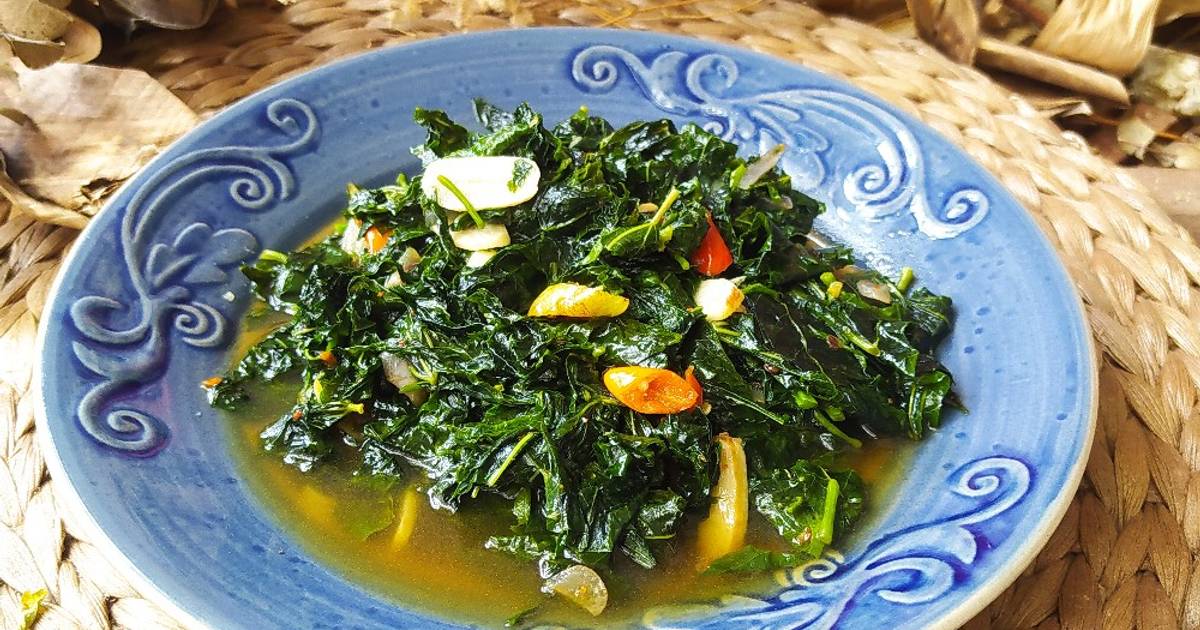 Resep Tumis Daun Singkong Saus Tiram Oleh Dapur Ade Cookpad