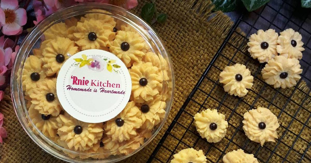 Resep Kue Kering Dahlia Enak Dan Sederhana Cookpad