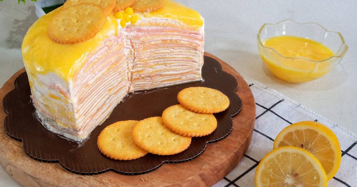 Resep Lemon Mille Crepes Mille Crepes With Lemon Curd Oleh Baking