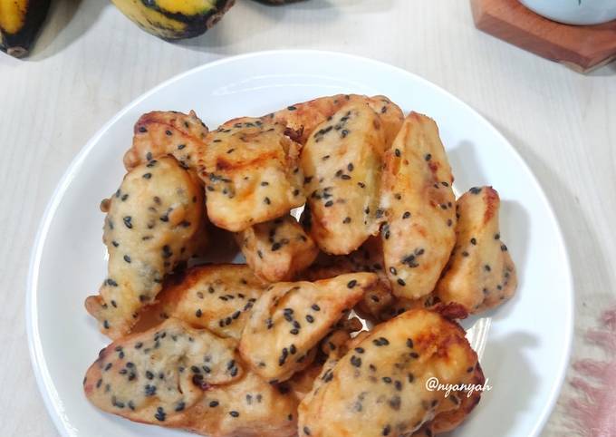 Resep Pisang Goreng Wijen Hitam Oleh Nyanyah Cookpad