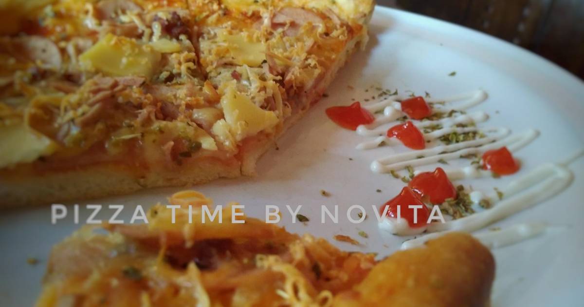 Resep Pizza Kilat Tanpa Ulen Oleh Vitha Cookpad