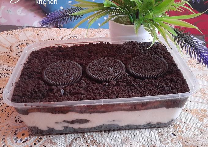 Resep Cheese Cake Oreo Lumer Di Mulut Dessert Box Oleh Gania Kitchen