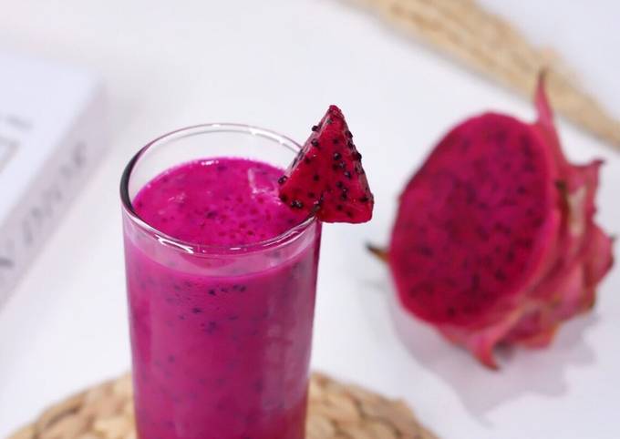 Resep Dragon Fruit Smootie Oleh Ika Wardani Cookpad