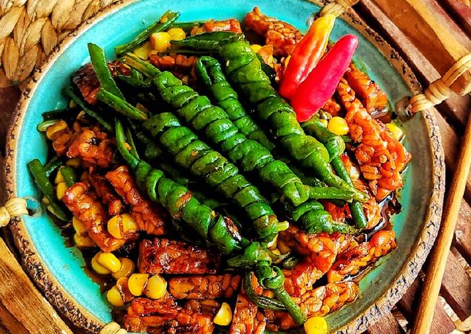 Resep Tumis Tempe Kacang Panjang Oleh Dapur Ade Cookpad