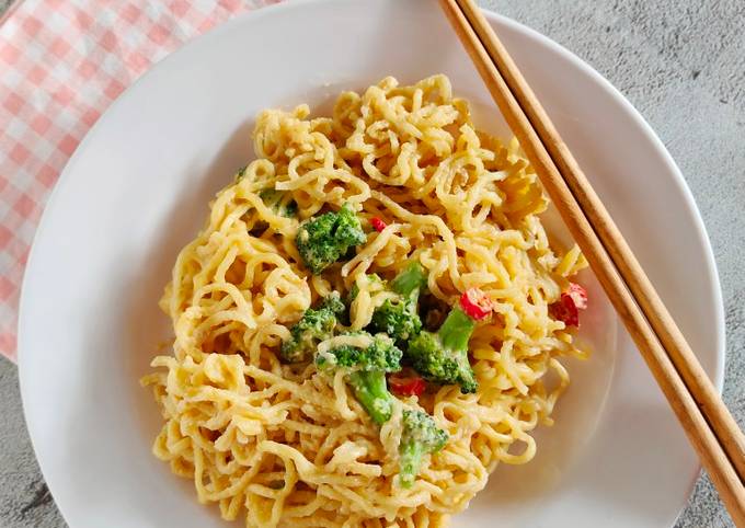 Resep Mie Karbonara Brokoli Oleh Erni0787 Cookpad