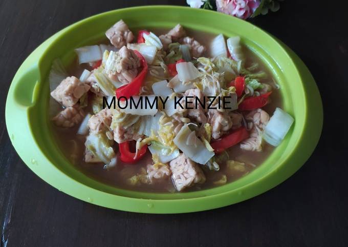 Resep Tumis Sawi Putih Tempe Oleh Krisna Niken Cookpad