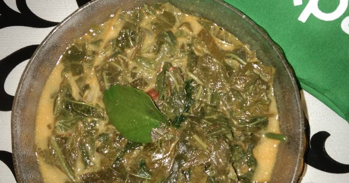 Resep Santan Daun Singkong Bumbu Kuning Oleh Widjie Astuti Cookpad