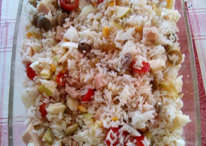 Ensalada De Arroz Receta De Lita Lim N Cookpad