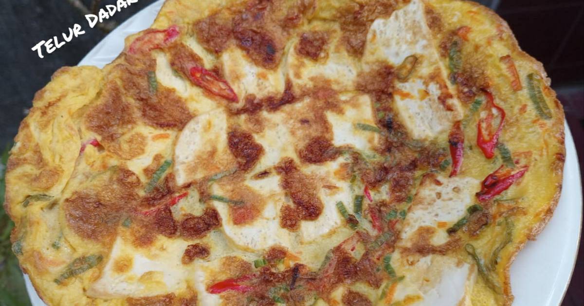 Resep Telur Dadar Tahu Putih Oleh Fidi Arkasyana Cookpad