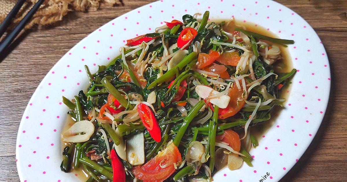 Resep Cah Kangkung Toge Oleh Dapur Ala Mama Jasmine Cookpad