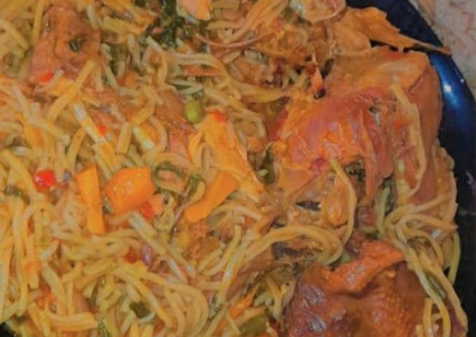 Jollof Din Taliyar Hausa Girki Daga Rahina Abubakar Cookpad