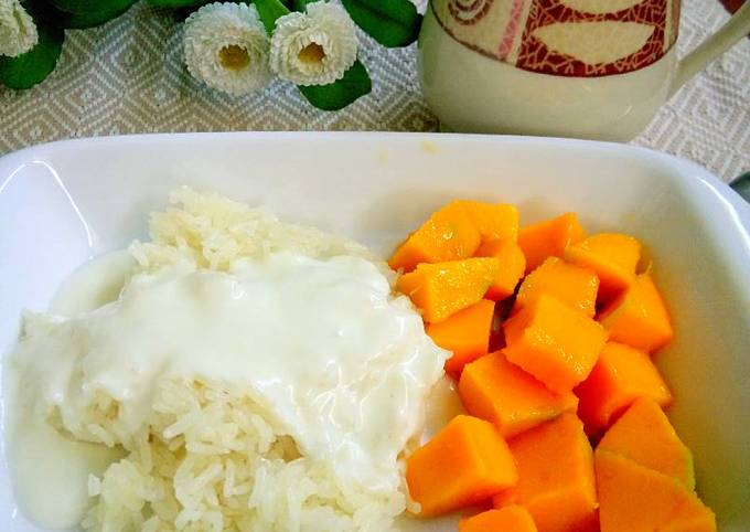 Resep Mango Sticky Rice Aka Ketan Mangga Oleh Novi Manov Kitchen