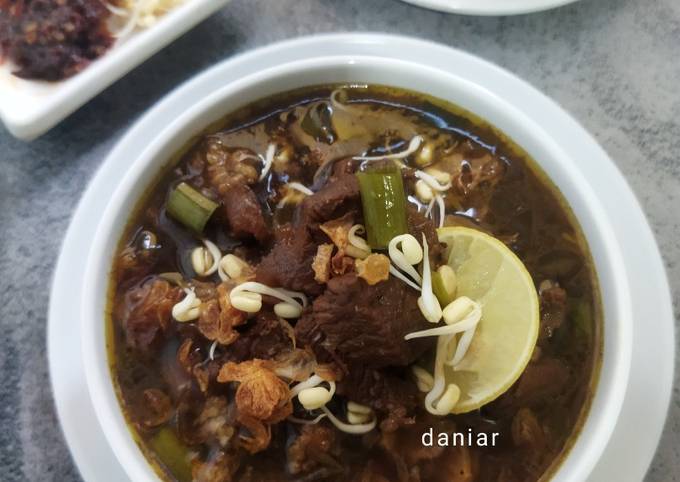 Resep Rawon Daging Sapi Bumbu Instan Oleh Daniar Cookpad