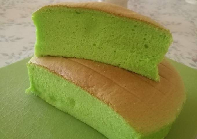 Resep Ogura Pandan Cake Oleh Aliyah Tintin Cookpad