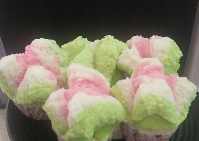 Resep Bolu Kukus Mekar Motif Semangka Oleh Susan Tahani Cookpad