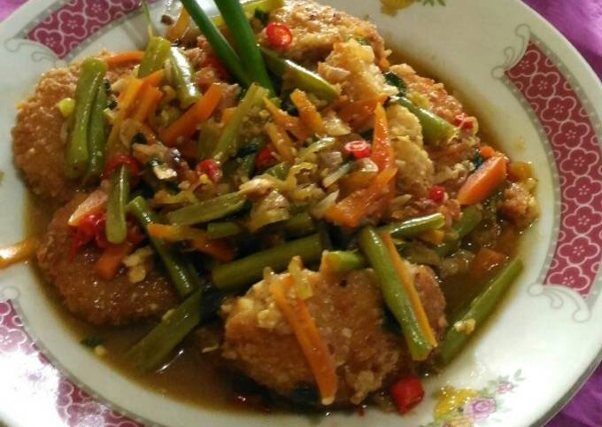 Resep Nugget Tempe Saos Tiram Mix Sayuran Oleh Pawon Ndeso Artikah