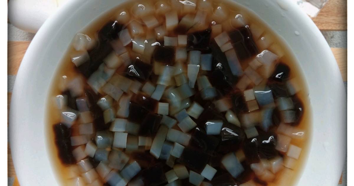 Resep Cincau Hitam Nata De Coco Oleh Diana Nurjanah Cookpad