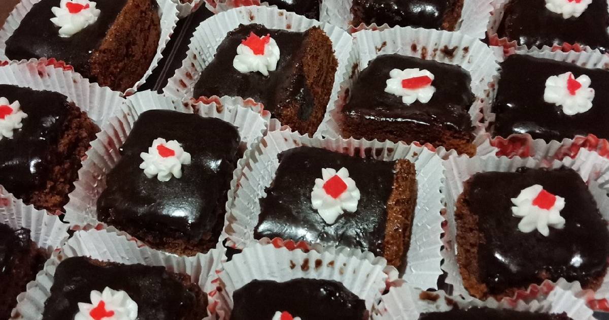 Resep Cake Coklat Potong Ekonomis Oleh Fitria Cookpad