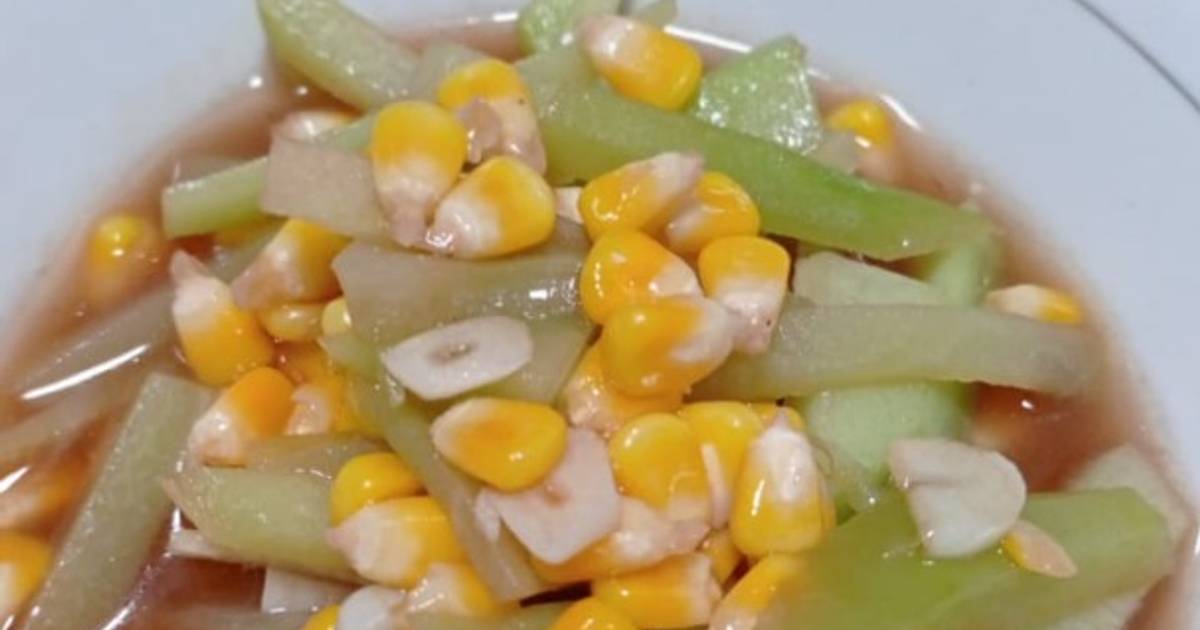 Resep Sayur Praktis Tumis Jagung Manis Labu Siam Oleh Sari Rahma Fitri