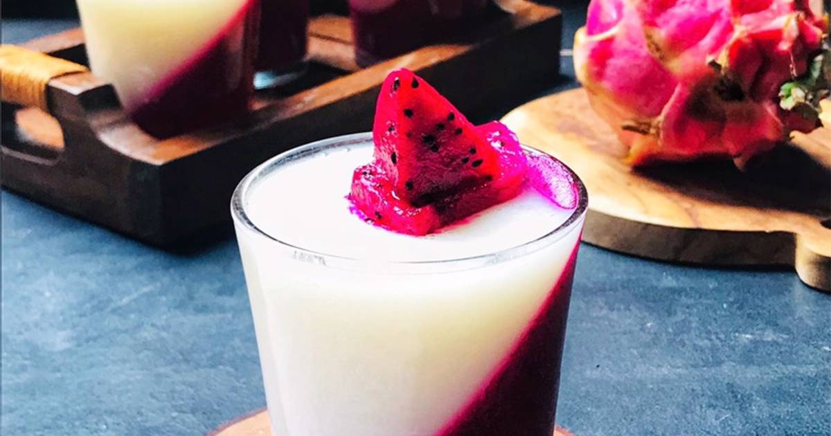 Resep Puding Buah Naga Susu Oleh Anif Agustina Cookpad