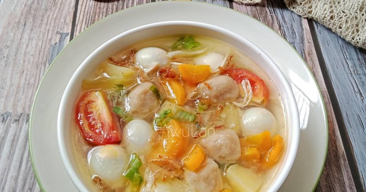 Resep Sup Bakso Telor Puyuh Oleh DyahWuLan Bae Cookpad