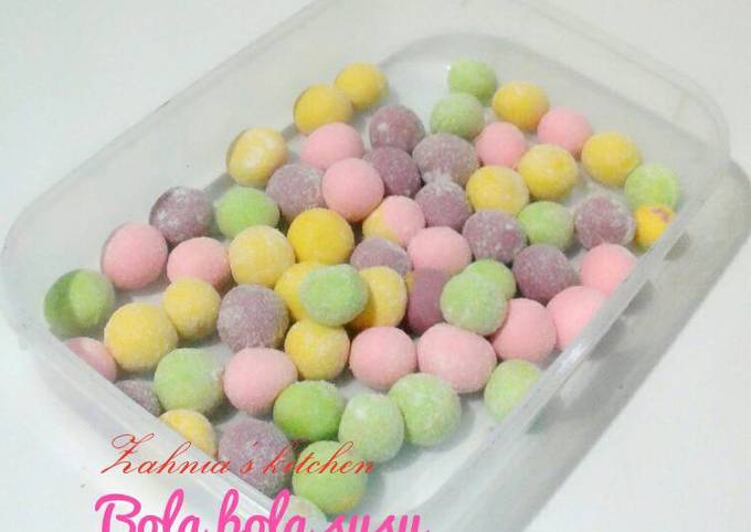 Resep Bola Bola Susu Milky Ball Oleh Dapur Zahnia Cookpad