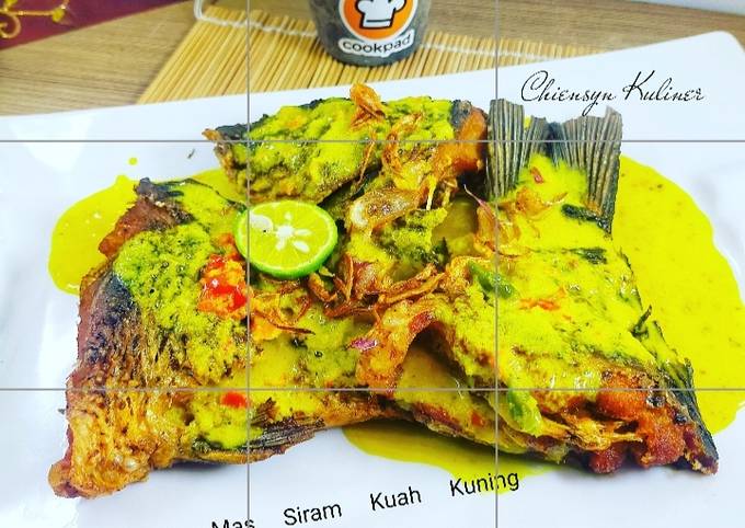 Resep Ikan Mas Siram Kuah Kuning Oleh Chiensyn Kuliner Cookpad