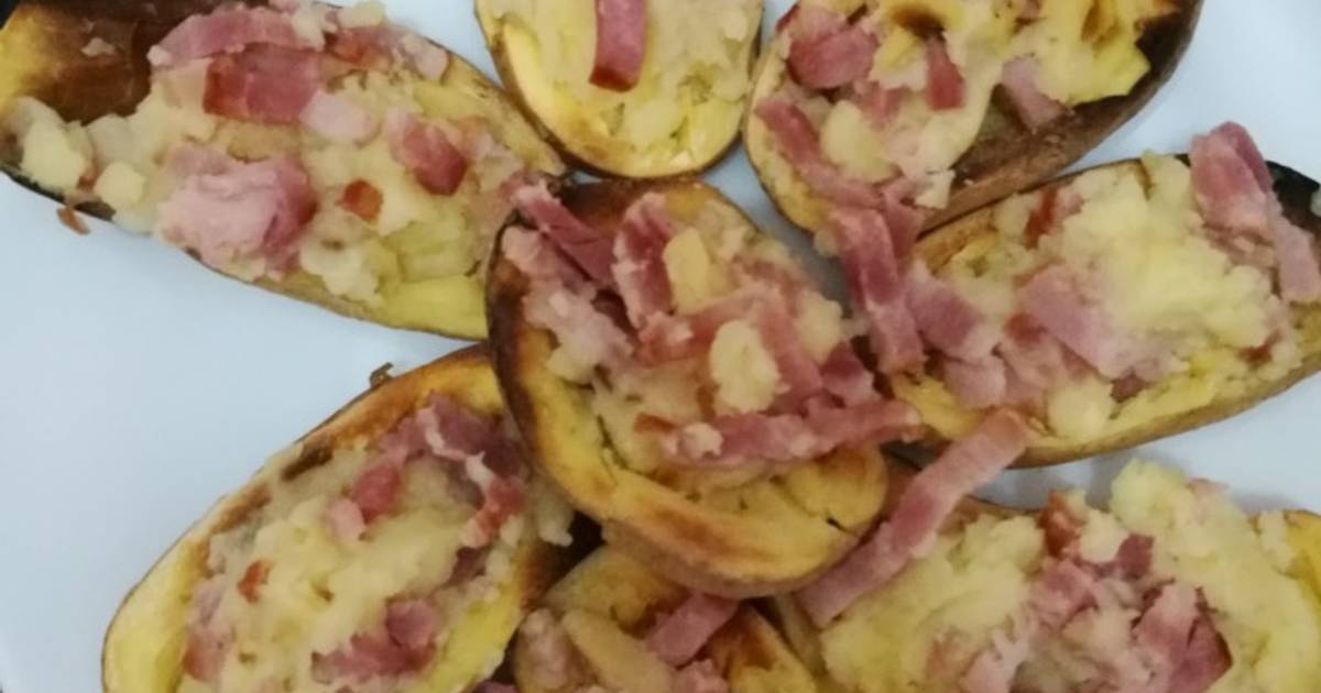 Patatas Rellenas Bacon Y Queso 136 Recetas Caseras Cookpad