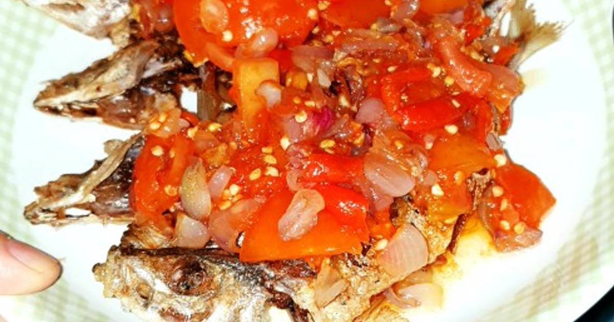 Resep Ikan Gembung Sambal Pecak Oleh Dini Yuhelfi Nuryanto Cookpad