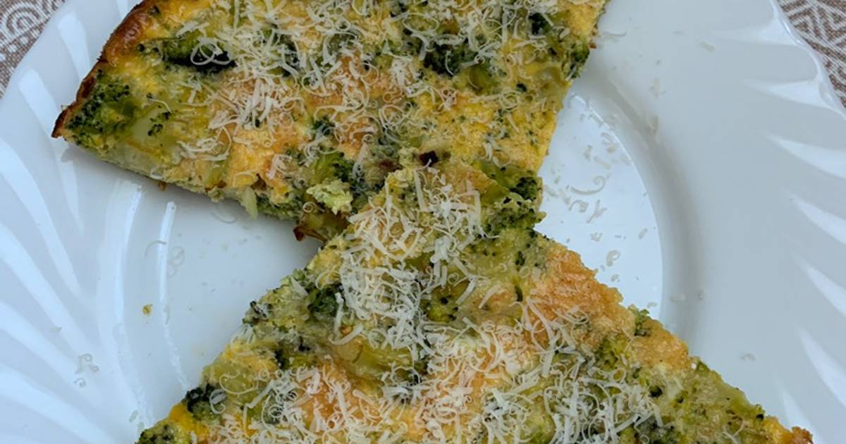 Brokkolis Frittata Fabryneaniko Receptje Cookpad Receptek