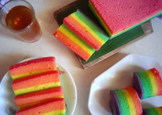 Resep Bolu Kukus Pelangi Oleh Nunu Ulfah Cookpad