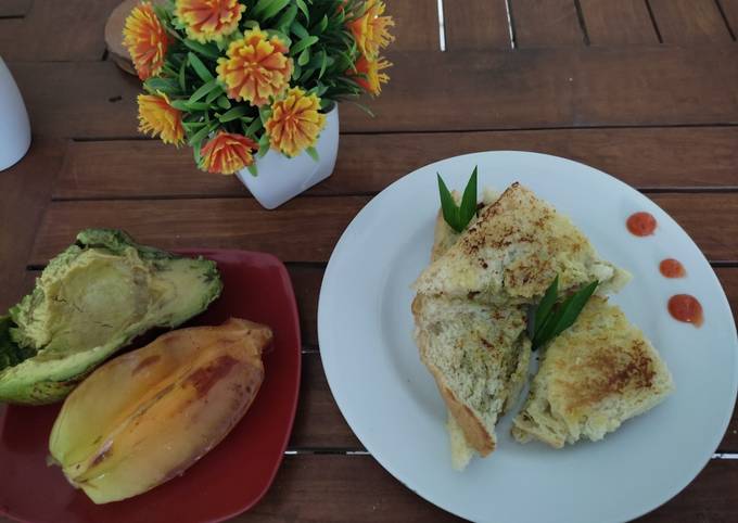 Resep Avocado Star Fruit Sandwich Oleh Lina Nh Cookpad