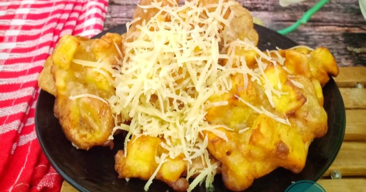 Resep Pisang Goreng Nangka Tabur Keju Oleh Giacinta Permana Cookpad