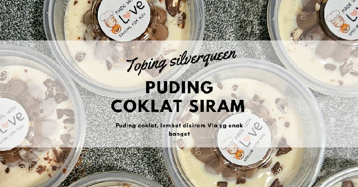 Resep Silky Puding Coklat Siram Oleh Mrs Ferdi Cookpad