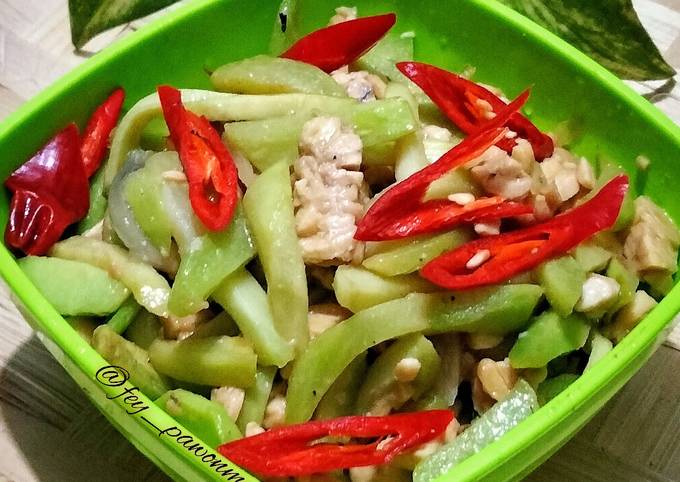 Resep Oseng Waluh Tempe Labu Siam Oleh Fey Pawonmungil Cookpad